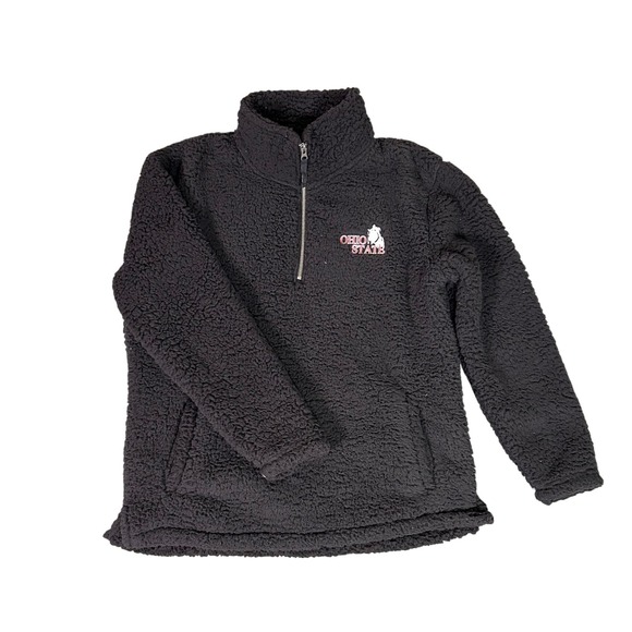 Top of the World Tops - Ohio State Buckeyes Sherpa Fleece Quarter Zip Pullover‎ Jacket